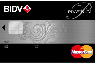 Đăng ký thẻ tín dụng BIDV MasterCard Platinum đẳng cấp 5 sao